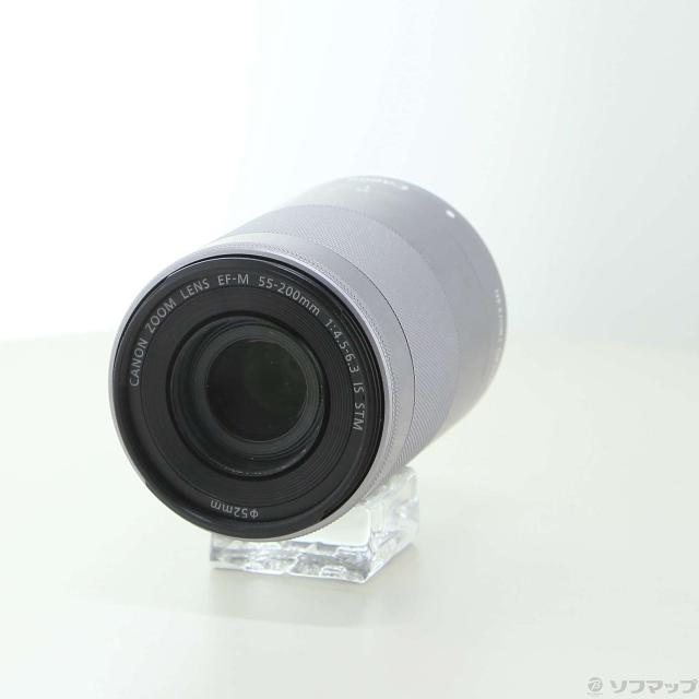 中古)Canon EF-M55-200MM F4.5-6.3 IS STM シルバー(198-ud)