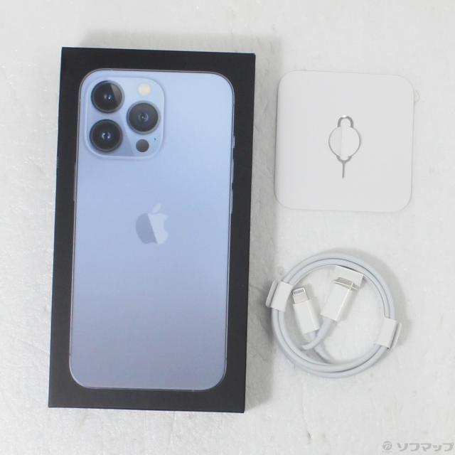 (中古)Apple iPhone13 Pro 256GB シエラブルー MLUU3J/A SIMフリー(269-ud)