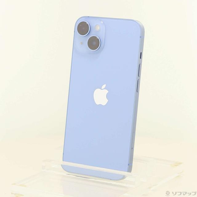 (中古)Apple iPhone14 128GB ブルー MPVJ3J/A SIMフリー(198-ud)