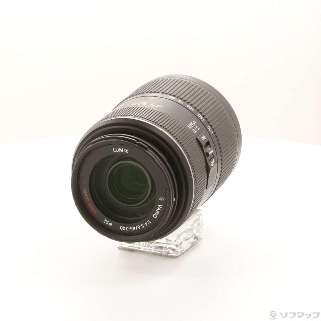 中古)Panasonic LUMIX G Vario 45-200mm F4-5.6 H-FS045200 レンズ μ4 