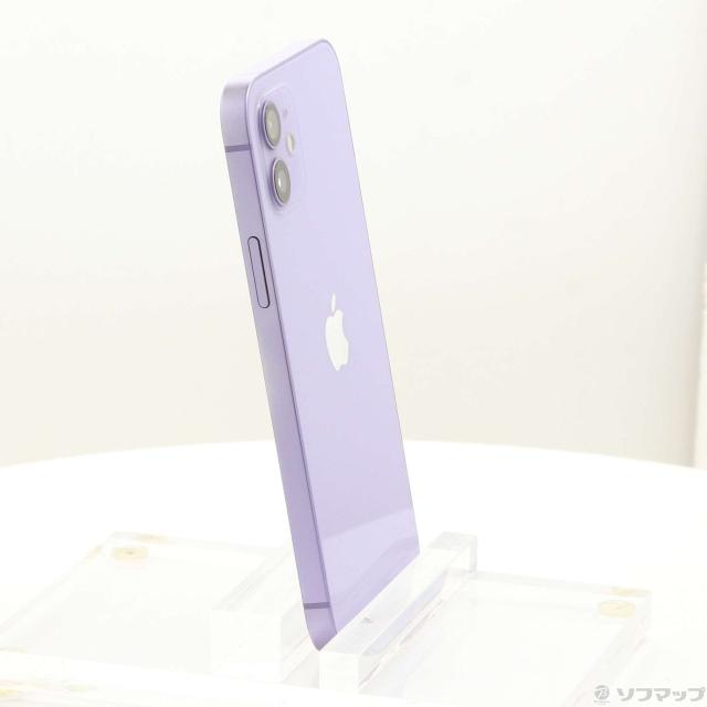 (中古)Apple iPhone12 64GB パープル MJNH3J/A SIMフリー(305-ud)_3