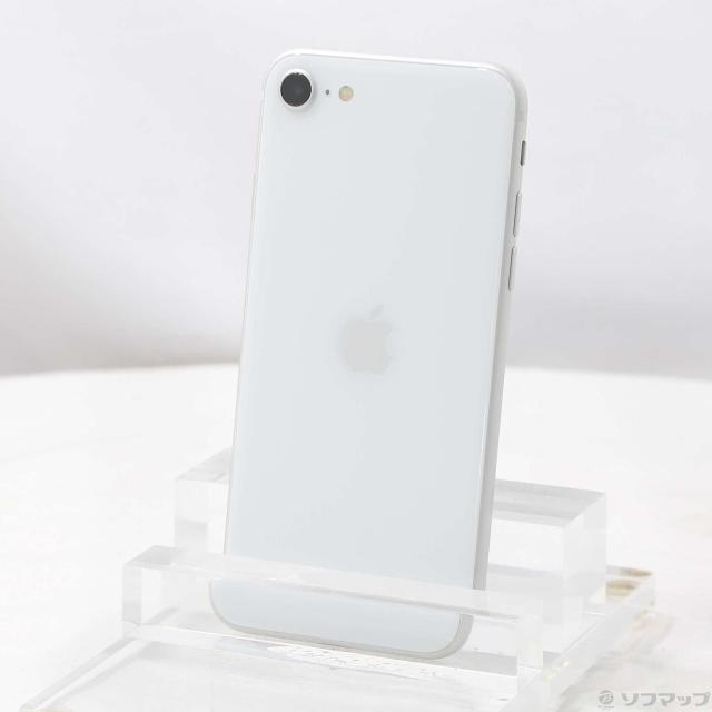 (中古)Apple iPhone SE 第2世代 128GB ホワイト NXD12J/A SIMフリー(269-ud)