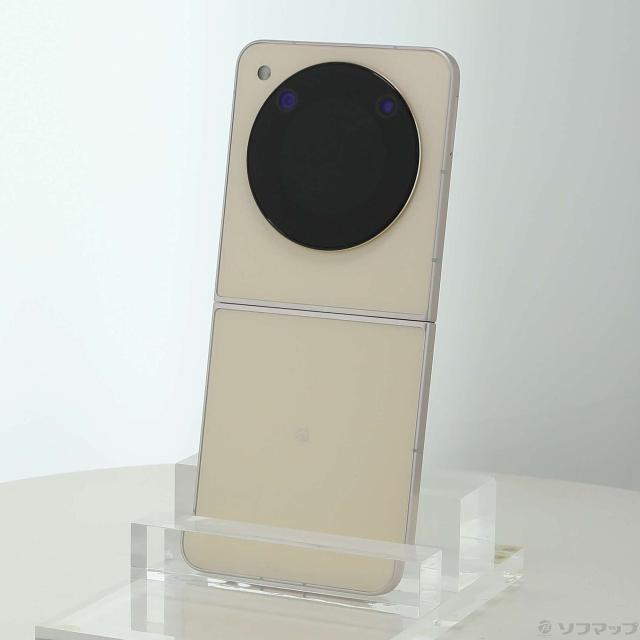 (中古)ZTE Libero Flip 128GB ゴールド A304ZT Y!mobile SIMフリー(368-ud)
