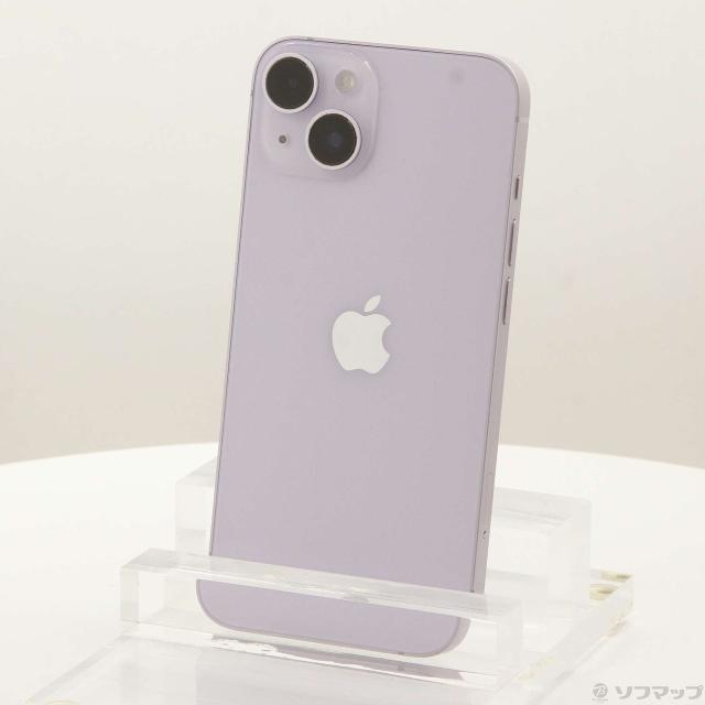 (中古)Apple iPhone14 128GB パープル MPUY3J/A SIMフリー(371-ud)