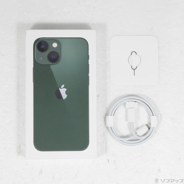 (中古)Apple iPhone13 mini 256GB グリーン MNFD3J/A SIMフリー(198-ud)_4