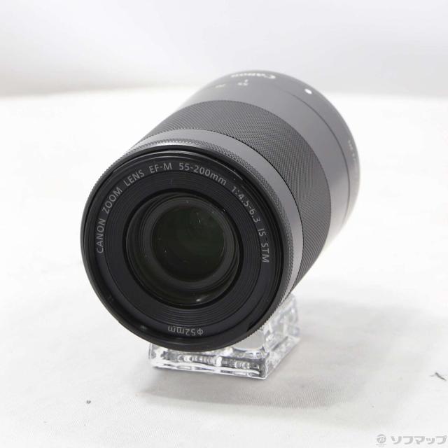 (中古)Canon EF-M 55-200mm F4.5-6.3 IS STM グラファイト(349-ud)
