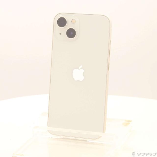 (中古)Apple iPhone13 128GB スターライト MLND3J/A SIMフリー(251-ud)