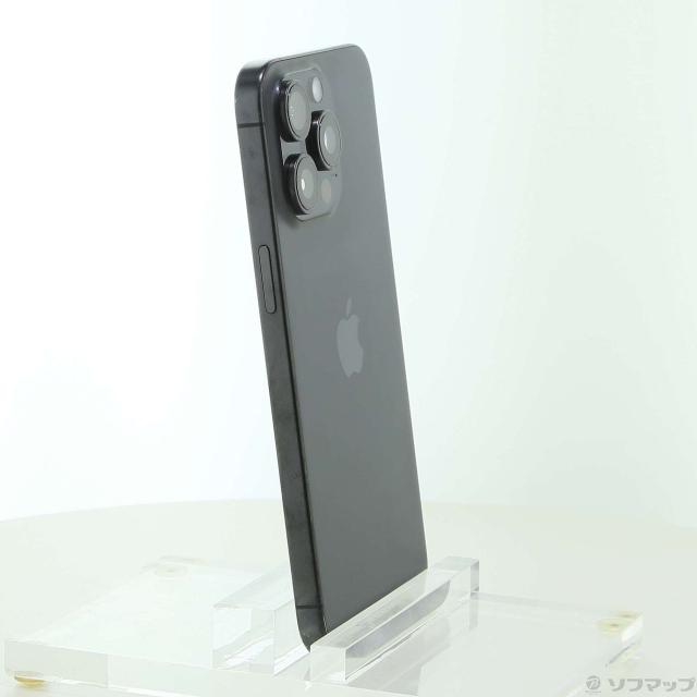 (中古)Apple iPhone15 Pro Max 512GB ブラックチタニウム MU6U3J/A SIMフリー(198-ud)