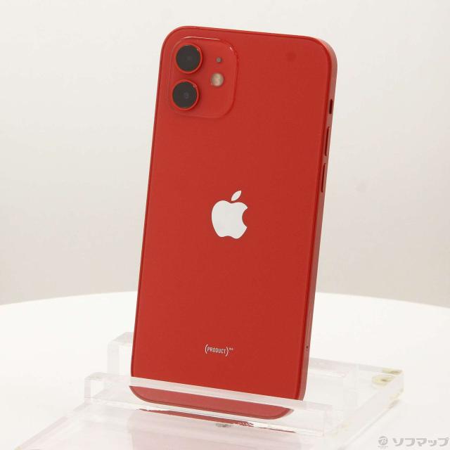 (中古)Apple iPhone12 64GB プロダクトレッド MGHQ3J/A SIMフリー(349-ud)