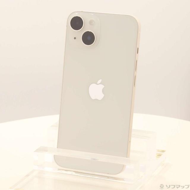 (中古)Apple iPhone14 256GB スターライト MPW33J/A SIMフリー(198-ud)