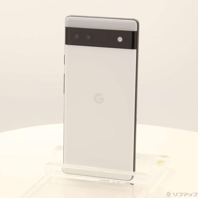 (中古)GOOGLE Google Pixel 6a 128GB チョーク GB17L au SIMフリー(269-ud)