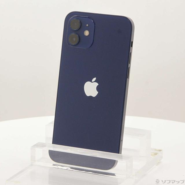 (中古)Apple iPhone12 64GB ブルー MGHR3J/A SoftBank(305-ud)