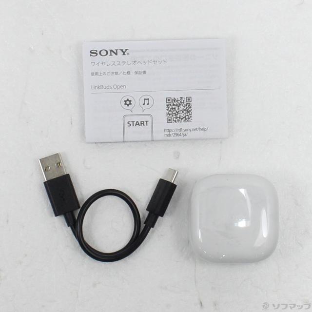 (中古)SONY LinkBuds Open WF-L910 WZ ホワイト(377-ud)_4