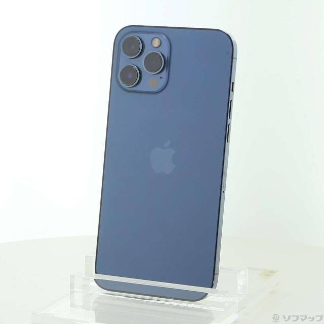 中古)Apple iPhone12 Pro Max 128GB パシフィックブルー MGCX3J/A SIM