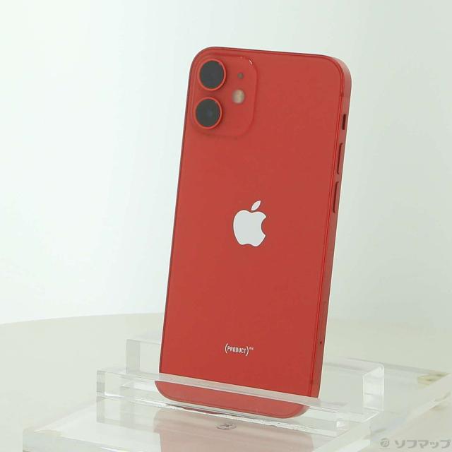 (中古)Apple iPhone12 mini 64GB プロダクトレッド MGAE3J/A SIMフリー(368-ud)