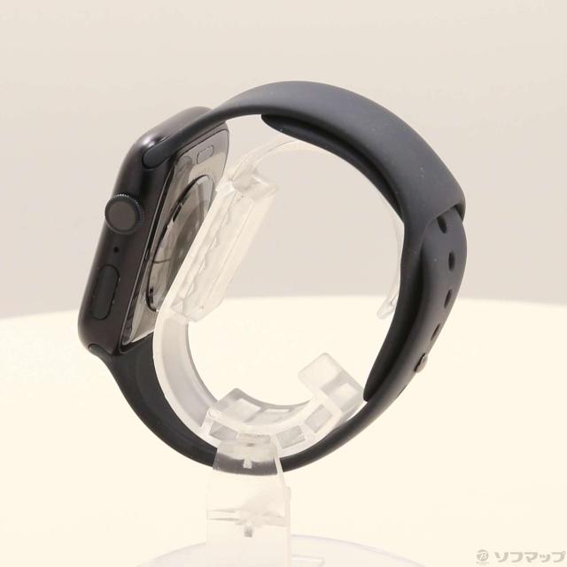 (中古)Apple Apple Watch Series 9 GPS 45mm ミッドナイトアルミニウムケース ミッドナイトスポーツバンド(198-ud)_1
