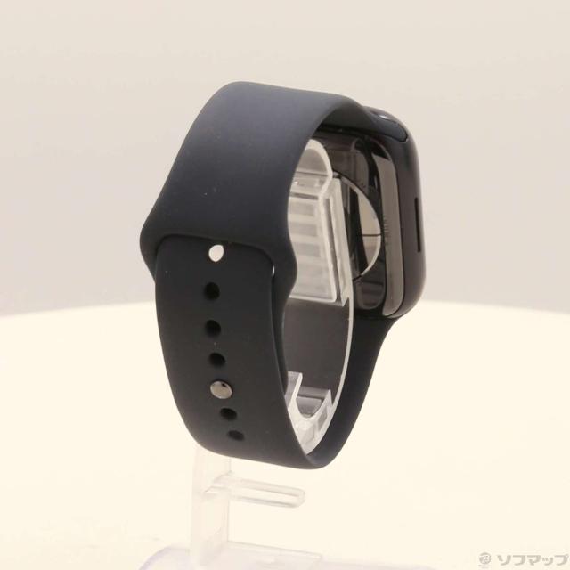 (中古)Apple Apple Watch Series 9 GPS 45mm ミッドナイトアルミニウムケース ミッドナイトスポーツバンド(198-ud)_2