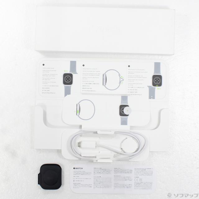 (中古)Apple Apple Watch Series 9 GPS 45mm ミッドナイトアルミニウムケース ミッドナイトスポーツバンド(198-ud)_4