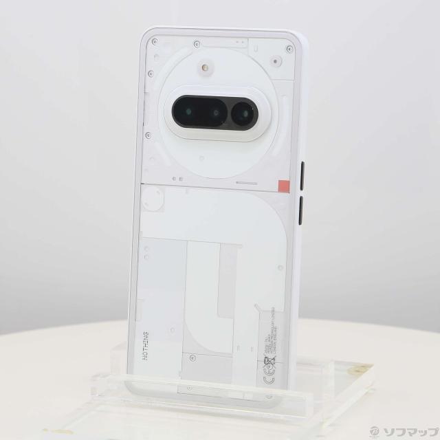 中古)Nothing Phone (3a) 256GB ホワイト A10400157 SIMフリー(276-ud 