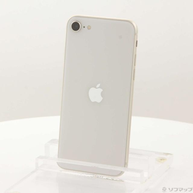 中古)Apple iPhone SE 第3世代 64GB スターライト MMYD3J/A SIMフリー 