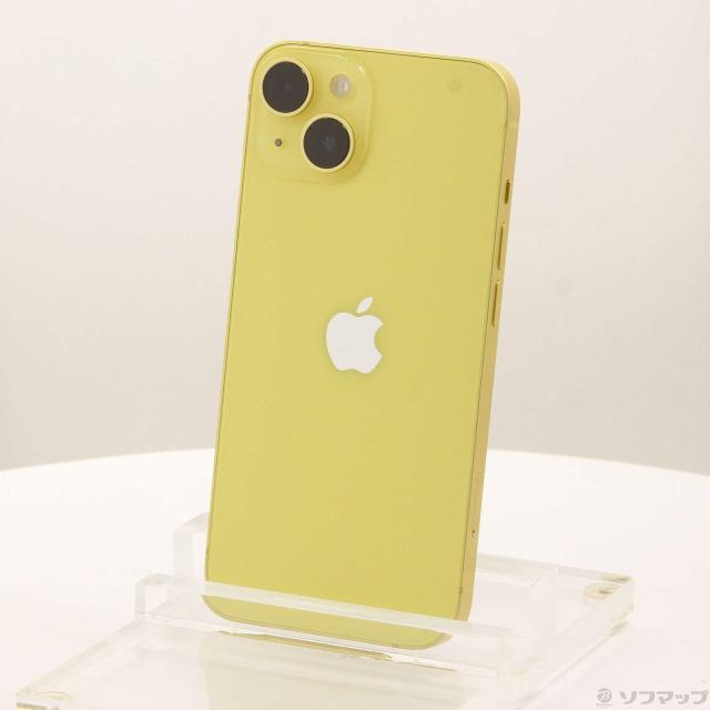 (中古)Apple iPhone14 256GB イエロー MR3R3J/A SIMフリー(352-ud)