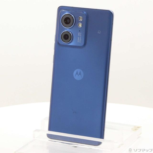 (中古)Motorola motorola edge 40 256GB ルナブルー PAY50002JP SIMフリー(368-ud)