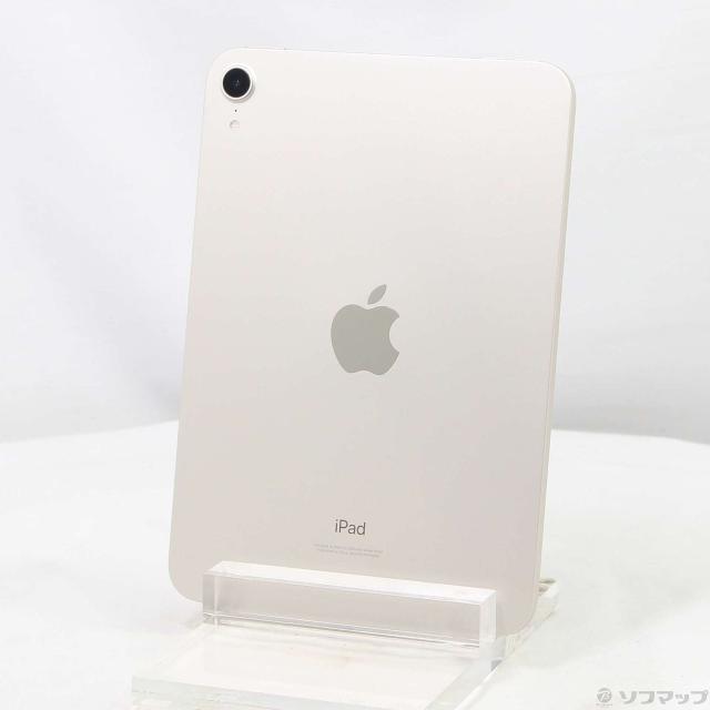 (中古)Apple iPad mini 第6世代 256GB スターライト MK7V3J/A Wi-Fi(258-ud)