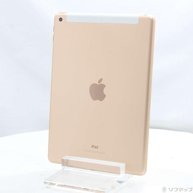 中古)Apple iPad 第6世代 32GB ゴールド MRM02J/A docomoロック解除SIM 