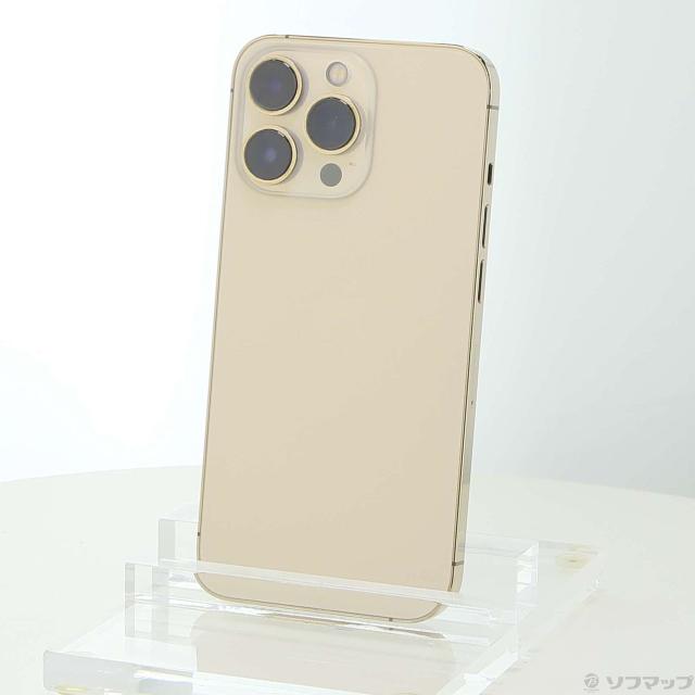 (中古)Apple iPhone13 Pro 256GB ゴールド MLUQ3J/A SIMフリー(297-ud)