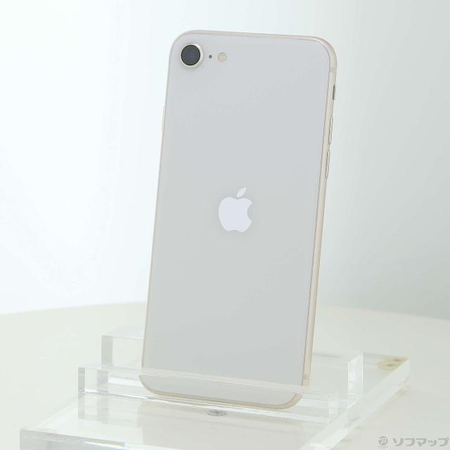 中古)Apple iPhone SE 第3世代 128GB スターライト MMYG3J/A SIMフリー