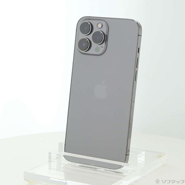 (中古)Apple iPhone13 Pro Max 128GB グラファイト MLJ43J/A SIMフリー(262-ud)