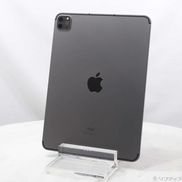 (中古)Apple iPad Pro 11インチ 第3世代 256GB スペースグレイ MHW73J/A SIMフリー(198-ud)