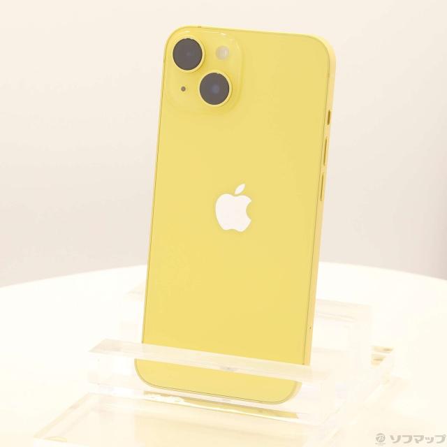 (中古)Apple iPhone14 256GB イエロー MR3R3J/A SIMフリー(196-ud)