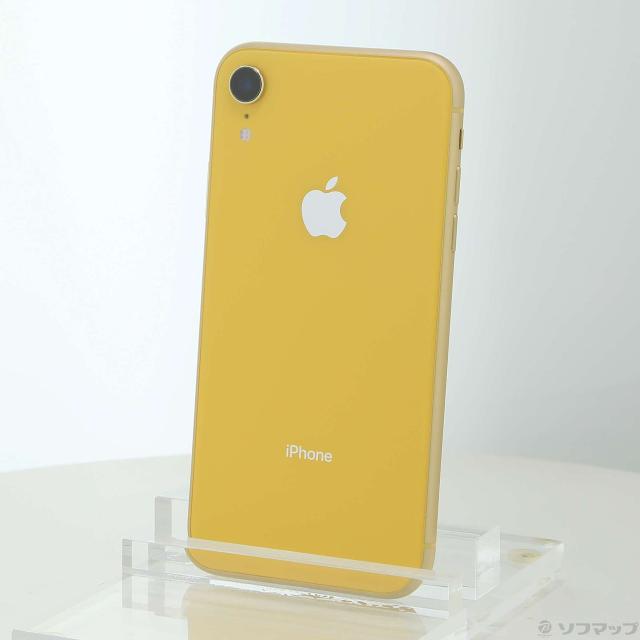 (中古)Apple iPhoneXR 64GB イエロー MT082J/A SoftBank(352-ud)
