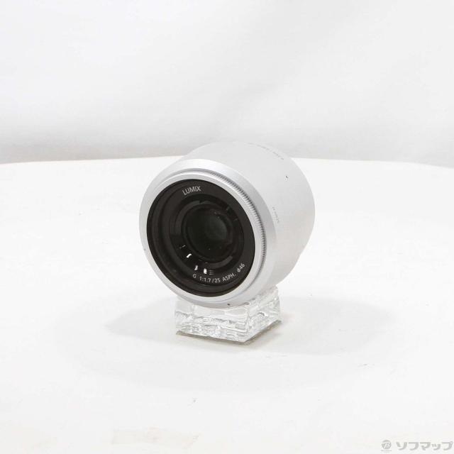 (中古)Panasonic LUMIX G 25mm/F1.7 ASPH. シルバー(262-ud)
