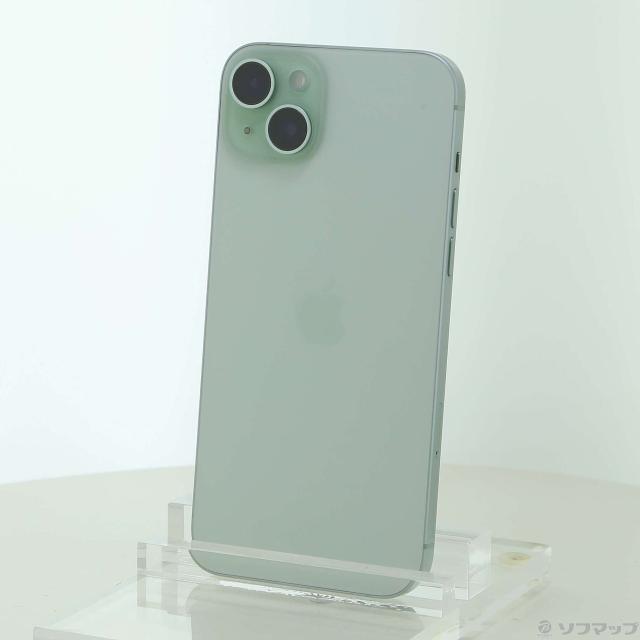 (中古)Apple iPhone15 Plus 128GB グリーン MU0E3J/A SIMフリー(198-ud)