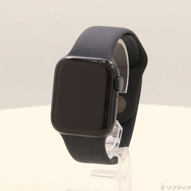 (中古)Apple Apple Watch SE 第2世代 GPS 40mm ミッドナイトアルミニウムケース ミッドナイトスポーツバンド(198-ud)