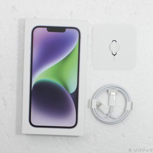 (中古)Apple iPhone14 128GB パープル MPUY3J/A SIMフリー(198-ud)_4