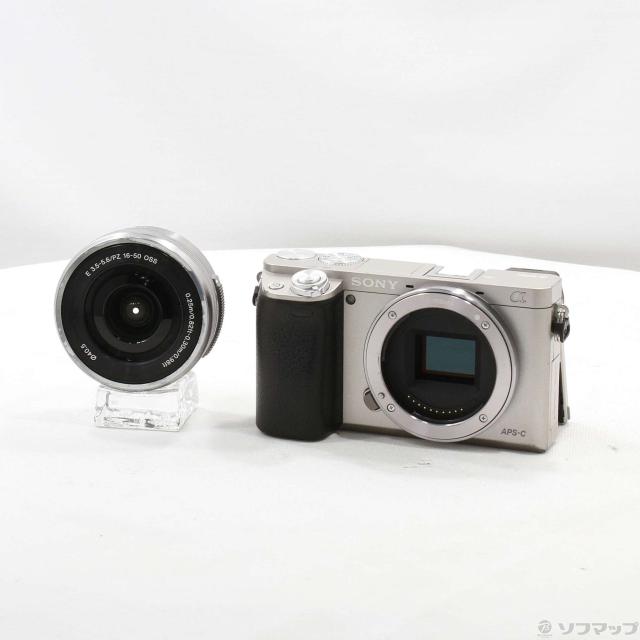 中古)SONY α6000 パワーズームレンズキット シルバー ILCE-6000L(295