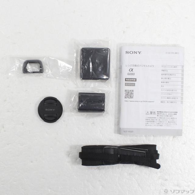 中古)SONY α6000 パワーズームレンズキット シルバー ILCE-6000L(295