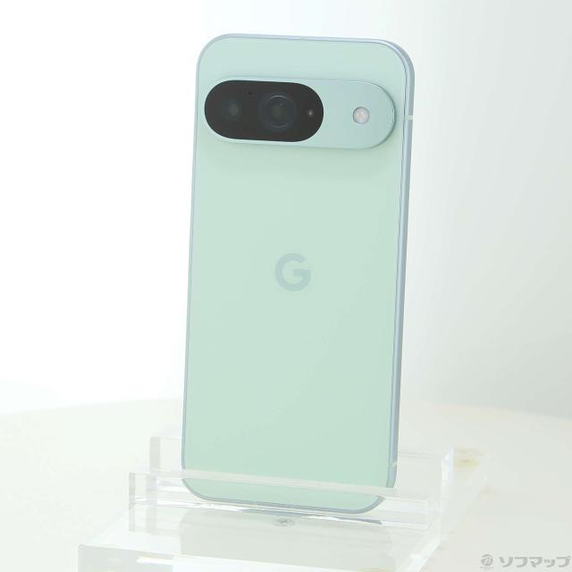 (中古)GOOGLE Google Pixel 9 128GB ウィンターグリーン G1B60 SIMフリー(348-ud)