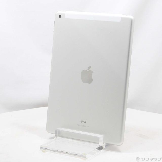(中古)Apple iPad 第9世代 64GB シルバー MK493J/A auロック解除SIMフリー(371-ud)