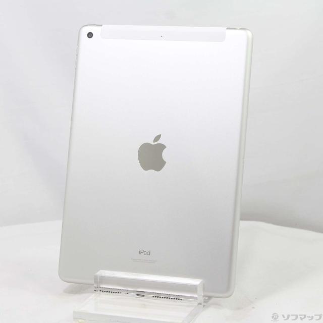 (中古)Apple iPad 第9世代 64GB シルバー MK493J/A auロック解除SIMフリー(349-ud)