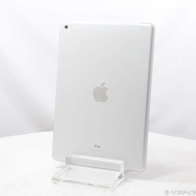 (中古)Apple iPad 第9世代 64GB シルバー MK493J/A auロック解除SIMフリー(348-ud)