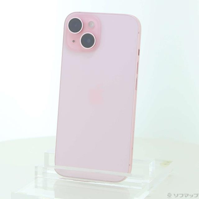 中古)Apple iPhone15 256GB ピンク MTMP3J/A SIMフリー(305-ud)