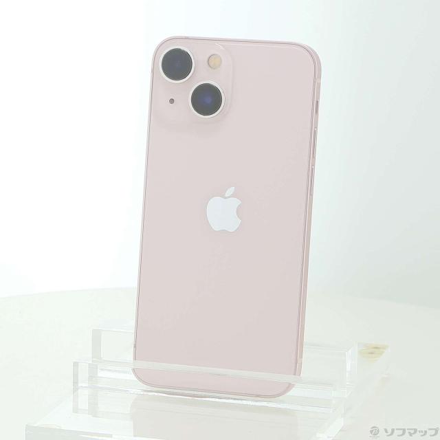 中古)Apple iPhone13 mini 128GB ピンク MLJF3J/A SIMフリー(262-ud
