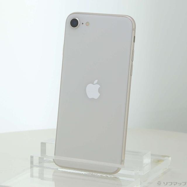 中古)Apple iPhone SE 第3世代 128GB スターライト MMYG3J/A SIMフリー