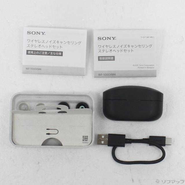 (中古)SONY WF-1000XM4 B ブラック(377-ud)_4