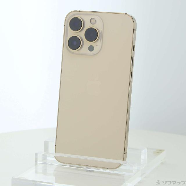 中古)Apple iPhone13 Pro 256GB ゴールド MLUQ3J/A SIMフリー(198-ud 