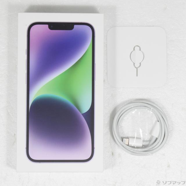 (中古)Apple iPhone14 128GB パープル MPUY3J/A SIMフリー(196-ud)_4